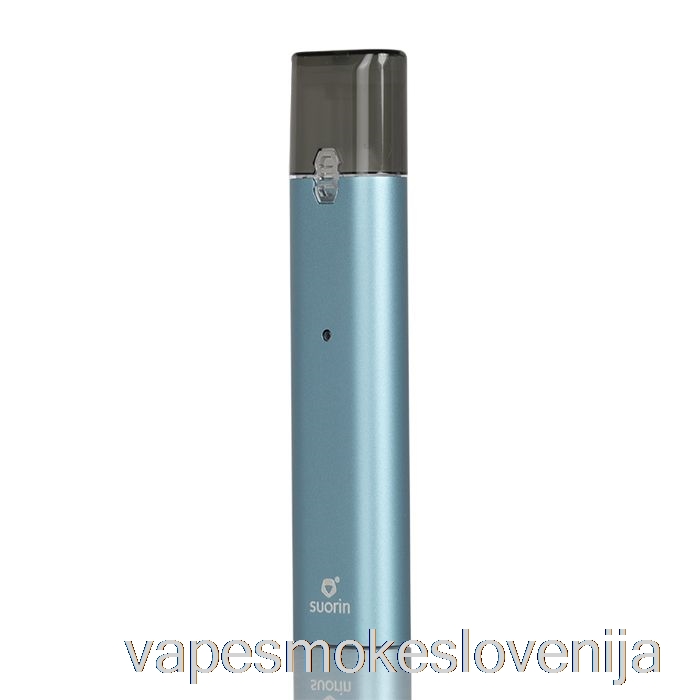 Vape Za Enkratno Uporabo Suorin Ishare Single Portable Pod Kit Metal Edition - Cyan